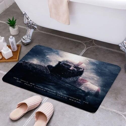 God we chose to be 3D Print Doormats Rectangle Non-Slip DoorMat Bedroom Kitchen Entrance Print Door rugs Dropshipping