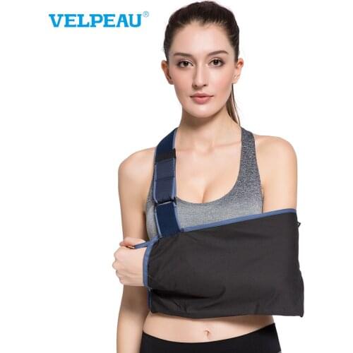 VELPEAU Lightweight Arm Sling for Fractures Bone Medical Arm Support Brace for Hand Dislocations With Adjustable Waist Belt