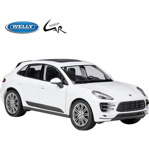 WELLY 1:24 Model Car Simulation Alloy Metal Toy Car Childrens Toy Gift Collection Model Toy Gifts Porsche Macan Turbo