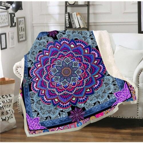 New Blanket 3D Cartoon Blankets Double Warm Super Soft Flannel Office Nap Blanket Sofa Bedding