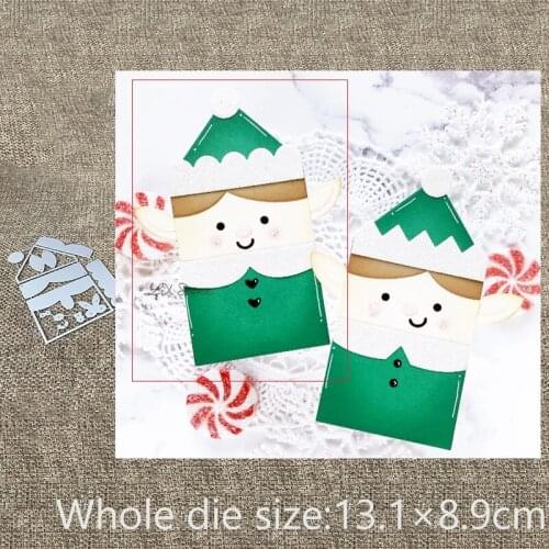 New Design Craft Metal Cutting Die die cuts Christmas Boy Elf decoration scrapbook Album Paper Card Craft Embossing die cuts
