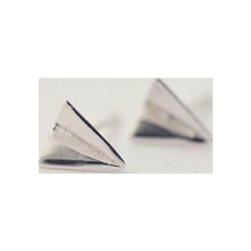 925 Sterling Silver Jewelry Simple Fashion Small Drawing Personality Airplane Fresh Exquisite Earrings SE102