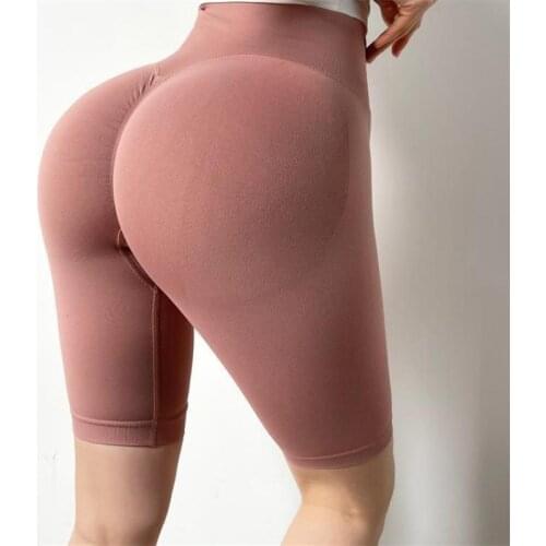 SALSPOR Short High Waist Push Up Fitness Leggings Stretch Cycling Leggings Workout Jogging for Women Gym Clothing