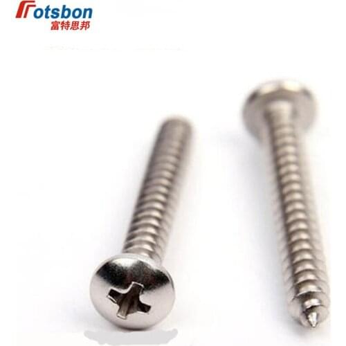 M2/2.2/2.3/2.6 Cross Recessed Round Head Self-tapping Screw Vida Vis Spike Screws Tornillo Viti Parafuso Phillips Plaine DIN7981