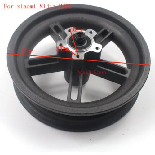 Electric Scooter Wheel Hub Aluminum Wheel Rim for 8.5 Inch Tire with Axle for Xiaomi M365 Scooter Accessory