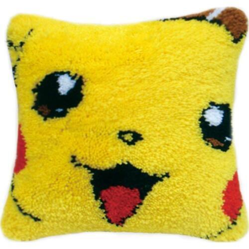 DIY Latch Hook Kits Rug Pillowcase Crocheting Cushion Carpet Unfinished Canvas Rugs Mat Cartoon Adults Kids Baby Gift Japanese