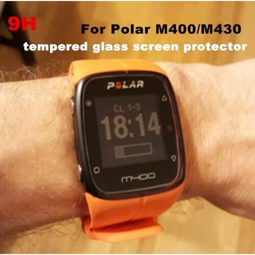 10pcs For Polar M400/M430 Tempered Glass 9H 2.5D Premium Screen Protector Film Protective Film Screen Guard