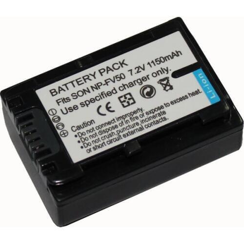 1150mAh NP-FV50 Camera Battery For Sony NP-FV30 FV50 FV70 FV90 FV100 FV120 HDR-SR68 DCR-SX85 DCR-SR20E DCR-SR21E HDR-CX190 CX130