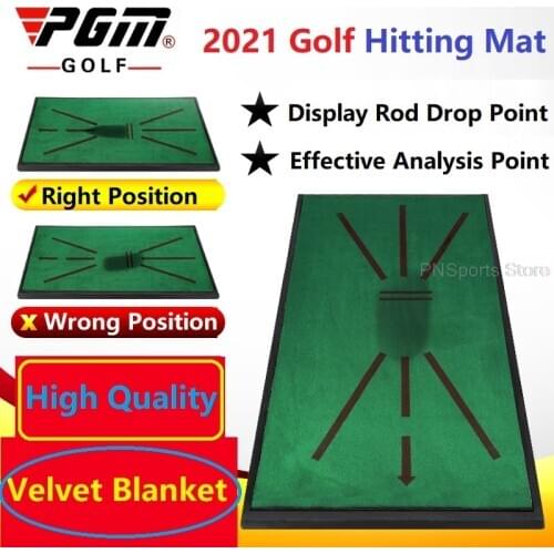 2021 Pgm Golf Carpet Mini Putting Ball Pad Practice Mat Indoor Outdoor Golf Green Garden Grassland Practice Training Equipment