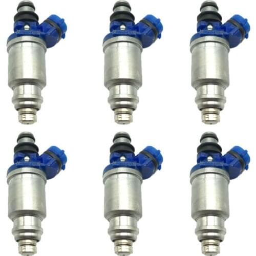 6pcs Fuel Injector Nozzle For Mazda toyota 195500-5700 23250-87212 1955005700 2325087212