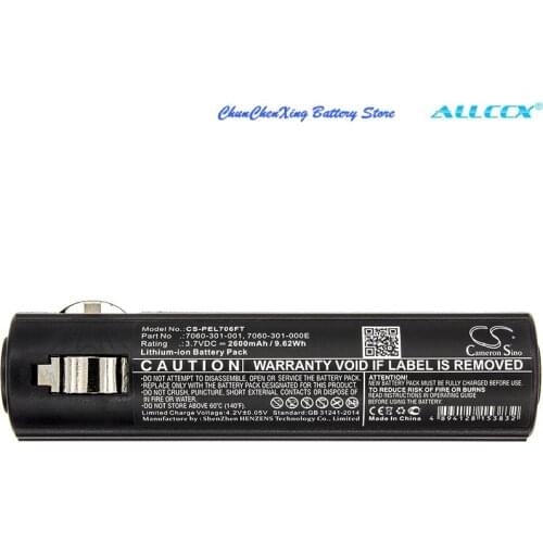 Cameron Sino 2600mAh/3400mAh Flashlight Battery for Peli 7060, 7069