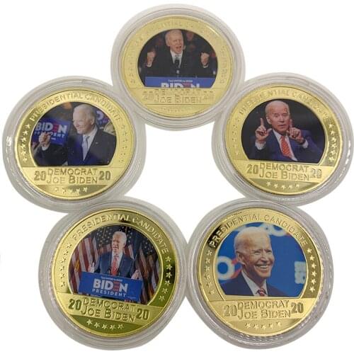 American president Joseph Robinette Biden Challenge Coins gold Commemorative Coin Collectible Gifts celebrity souvenir