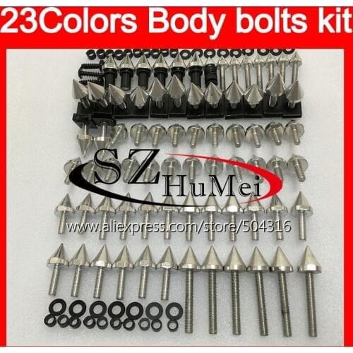 Fairing bolts full screw kit For SUZUKI GSXR1000 00 01 02 K1 GSXR 1000 GSX R1000 K2 2000 2001 2002 Windscreen bolt screws Nuts