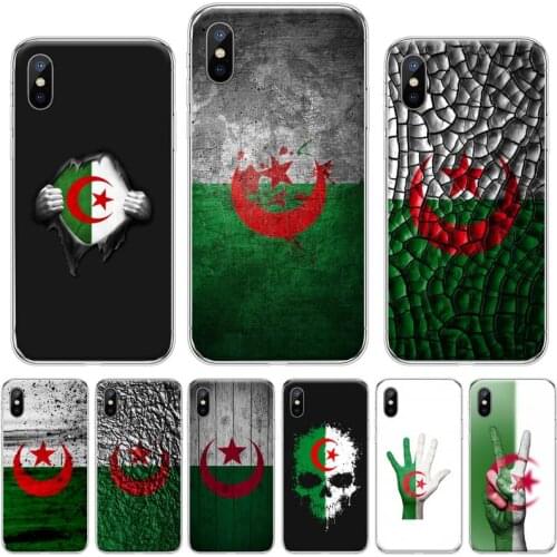 Algeria National Flag pattern Phone Case For iphone 12 5 5s 5c se 6 6s 7 8 plus x xs xr 11 pro max mini luxury funda coque