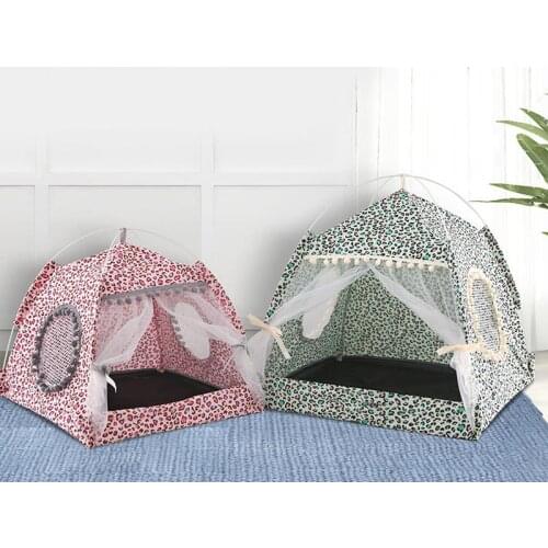Summer Pet Bed Dog Cat Tent House Dogs Nest For Small Middle Large Dog Cage Teddy Puppy Kennel Accessori Per Animali Domestici