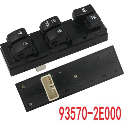 Master Window Power Control Switch Front Left Driver 935702E000 For Tucson 2004 2005 2006 2007 2008 2009 2010