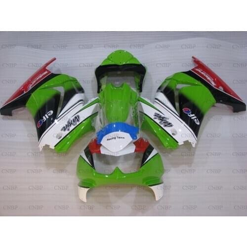 For Kawasaki Zx250r 2008 - 2014 Fairing EX250 2009 Fairings EX 250 2011 Green Black White Body Kits