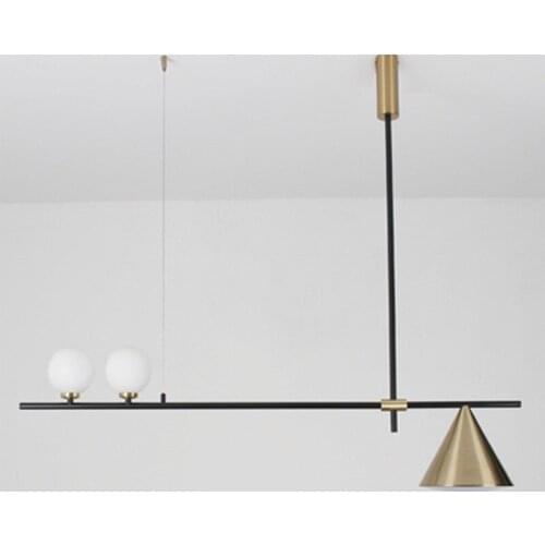 Nordic Loft Magic Beans Pendant Lamp Concise Parlor Music Restaurant Coffee Dining Kitchen Led Suspension Light