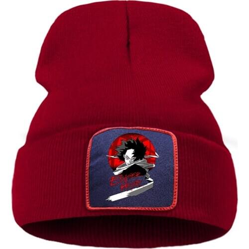 Eraser Head My Hero Academia Beanie Caps Unisex Flexible Anime Japan Hat Wool Cotton Thick Knitted Hats Wrm Harajuku Hedging Cap