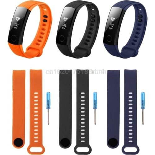 Silicone Adjustable Band For Huawei Honor 3 Bracelet Watch Replacement Accessory
