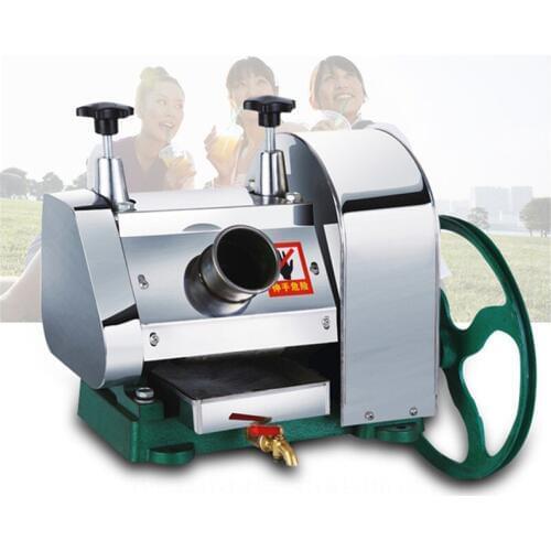 Sugarcane juice machine stainless steel sugar cane juicing machine hand presser cane juicer extractor ZF