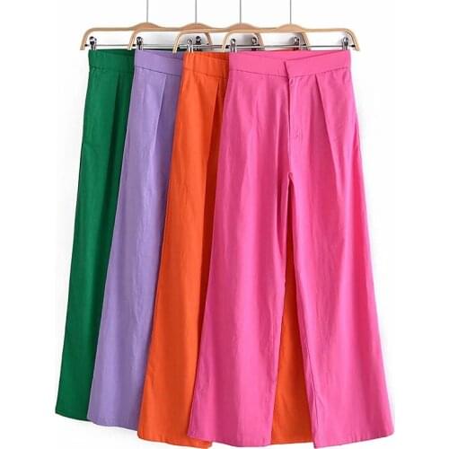 UETEEY Women's Wide Trousers