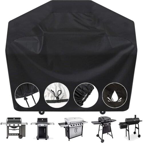 BBQ Grill Cover Gas Barbecue Grill Protector Cover Waterproof, UV Durable, Fits Grills of Weber Heavy Duty, Barbeque Accessories