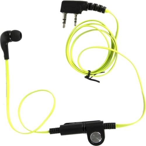 Green Fashion Noodle Style Earbud Headphone K Plug for KENWOOD Baofeng BF888S UV5R