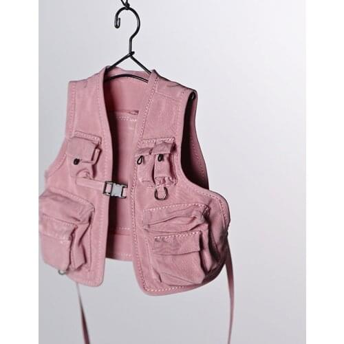 1/6 Male Female soldier Figure Clothing vest Coat pink casual Workwear jacket for 12 inch PH TBLeague Figure Body Jiaou do