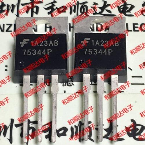 10pcs/lot 75344P HUF75344P3 New stock TO-220 75A 55V