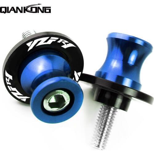 6MM 8mm 10MM Motorcycle Swingarm Spools CNC Spool slider For YAMAHA YZFR1 YZF-R1 YZF R1