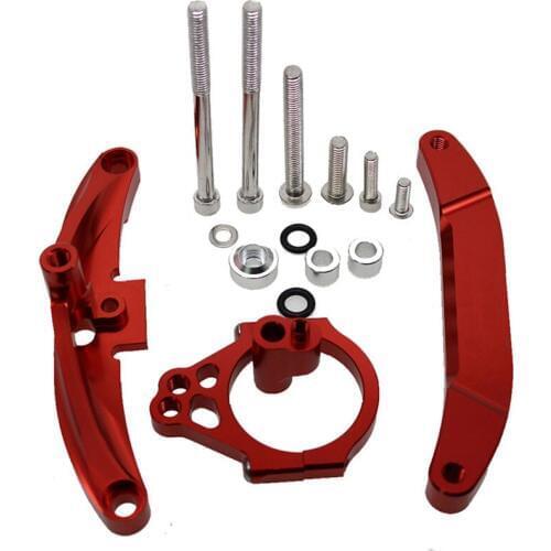 Aluminum Motorcycle Adjustable Steering Stabilizer Damper Mounting Bracket Support Kit For Yamaha FZ1 FAZER 2006 - 2015