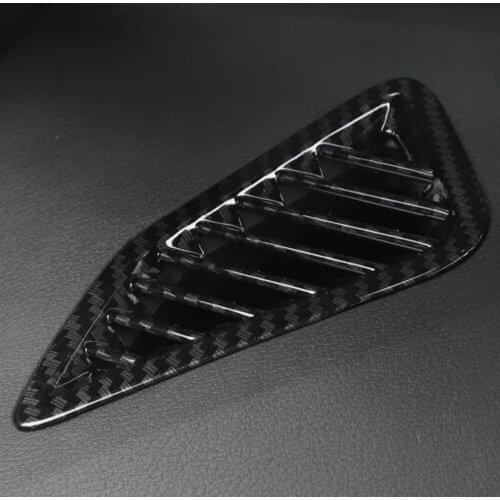Car Styling For Toyota Corolla 2019 2020 2021 Carbon Fiber dashboard air conditioning vent cover trim Interior Auto accessories