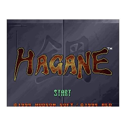 Hagane 16 bit Big Gray Game Card For USA NTSC Game Player