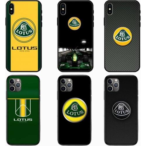 Car Lotus- Racing sport logo Phone Case for iPhone 6 7 11 12 Pro X XS Max XR Samsung Galaxy S A 8 9 10 20 50 Plus cover shell