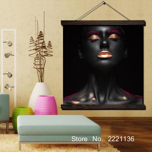Black Body Art Cool Picture HD Print Scroll Paintings Wall Art Printed Hanging Framed Canvas Painting Modern Home Decoration