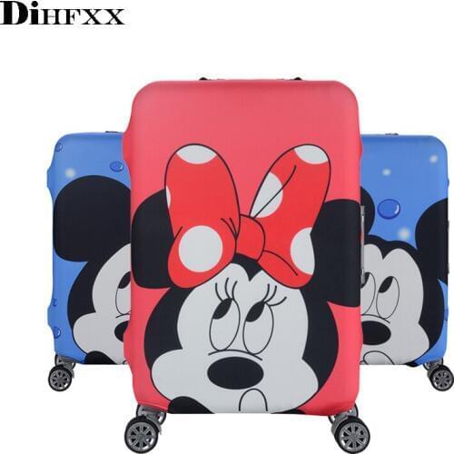 DIHFXX Suitcase Case Travel Trolley Couples series Suitcase Protective Cover For 18-32 Inch Travel Accessories Luggage Cover