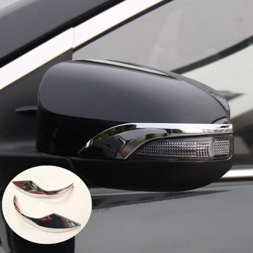 For Toyota Corolla 2014 2015 2016 2017 Altis E170 ABS Chrome Side Door Rear View Mirror Cover Trim Garnish Molding Overlay Strip