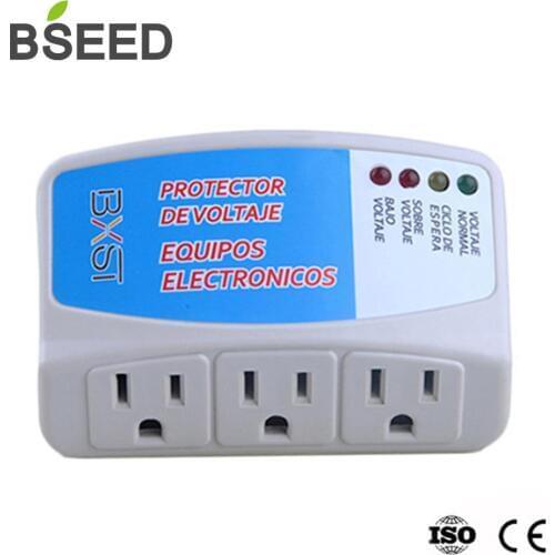 BSEED PC Series Power Protector US Standard Socket White Home Appliance Surge Protector Voltage 50 Hz-60 Hz Wall Socket