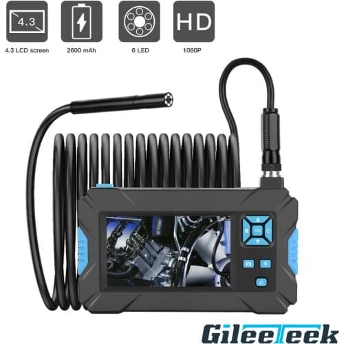 P30 Handhold Screen Endoscope Camera 4.3'' HD Display 1080P LCD Monitor Borescopes Industrial Borescope Inspection Camera