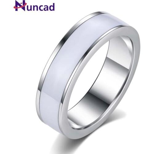 Korean Creative Womens Fashion Simple Drop Glue Titanium Steel Colorfast Stainless Steel Ring Accessories