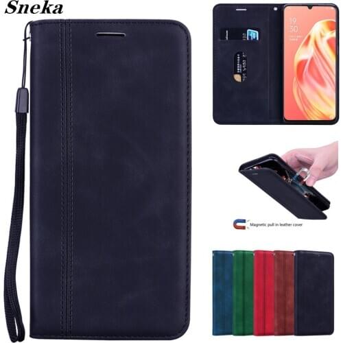 Leather Flip Case for Samsung Galaxy S20 FE 5G Note 10 Lite S10 Plus A51 A71 A41 M51 A01 Core A11 Fashion PU Cover Phone Bag