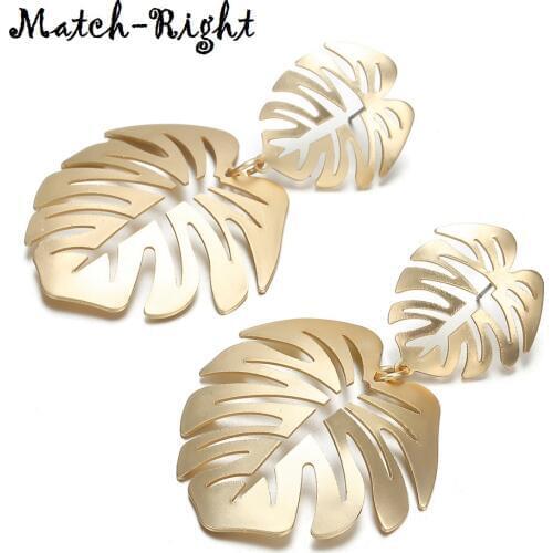 Match-Right Trendy Gold/Silver/Color Earrings for Women/Statement/Geometric/Long/Big/Korean/Drop Earrings Fashion Jewelry SP496