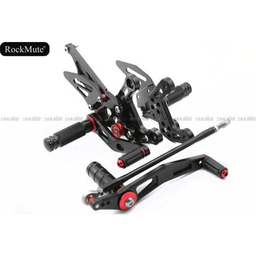 Motorcycle Rearsets For Yamaha YZF-R1 YZF R1 2009-2014 Adjustable Footrest Shift Lever Brake Pedal Foot Pegs Rear Set