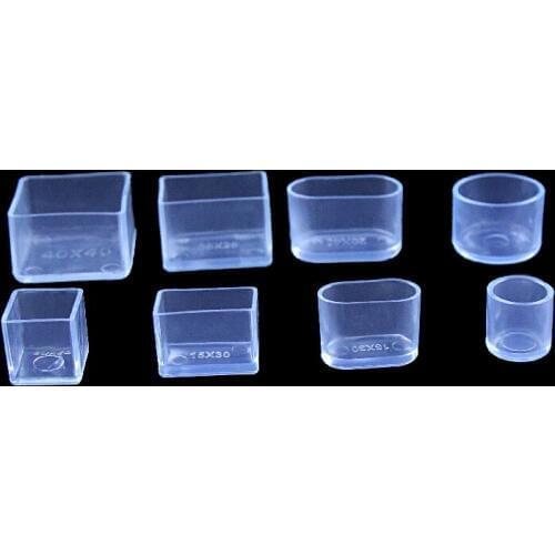 Non-slip Wear Resistant Table Legs Cover Floor Protectors 16pcs/lot Furniture Chair Stool Foot Covers Mute Pad Transparent PVC
