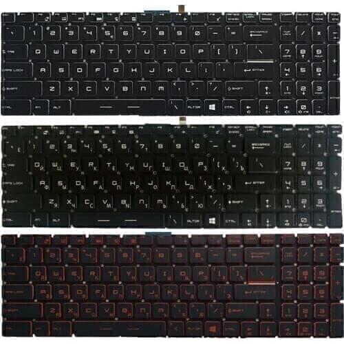 NEW Russian laptop keyboard For MSI GS63 GS63VR MS-16K2 GS63VR 6RF GS63VR 7RF RU keyboard