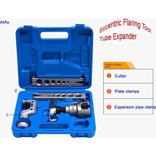 New arrival VFT-808-MIS Eccentric Flaring Tool for Refrigeration Contain tube cutter Refrigeration repair tools