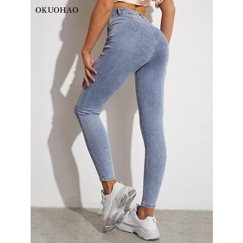 Okuohao Women's Skinny Jeans