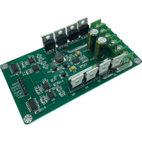 IRF3205 Dual Motor Driver Module Board H-bridge DC MOSFET IRF3205 3-36V 10A Peak30A DC Motor Driver Board with Brake Function