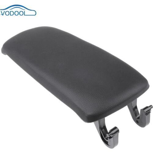 New Leather Car Armrest Pad Car Center Console Lid Armrest Latch Cover For Audi A6 C5 00-06 Auto Interior Replace Accessories